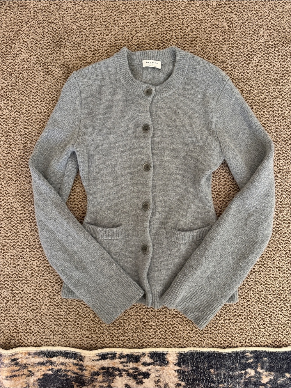 Aritzia button up sweater top - Picture 2 of 4